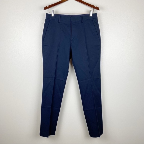 J. Crew Men's Slim-Fit Thompson Chino Suit Pants Navy Size 30x32 NWT - Picture 4 of 12